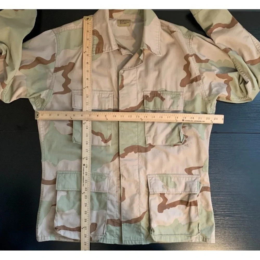 Vintage Military Desert Camo Pattern Jacket Combat‎ Utility Men's Medium